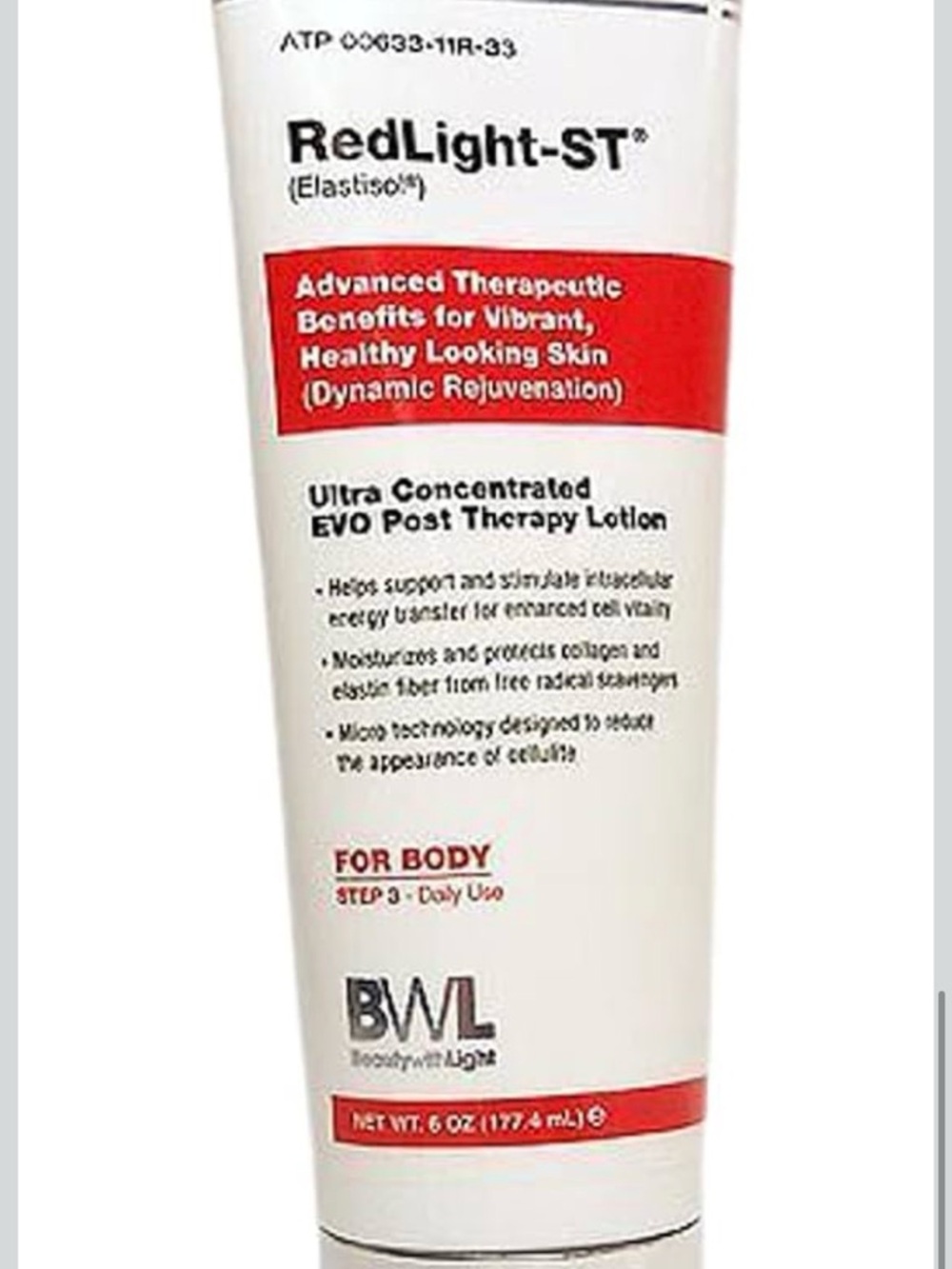 RedLight-ST Advanced Therapeutic Body Lotion - White & Red Tube - Picture 4 of 4